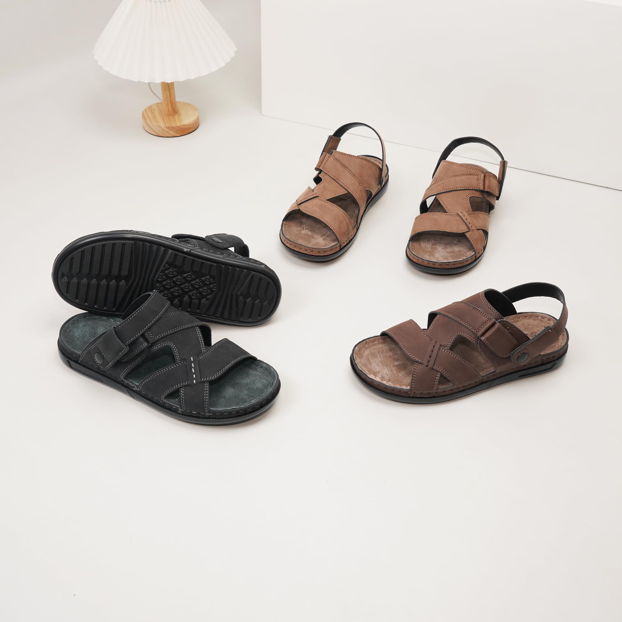 JOMIX Sandalias Deportivas Hombre Trekking Sandalias de Hombre Casuales con Banda Ajustable Zapatos Cómodas para Verano Estilo Casual y Exterior — view 6