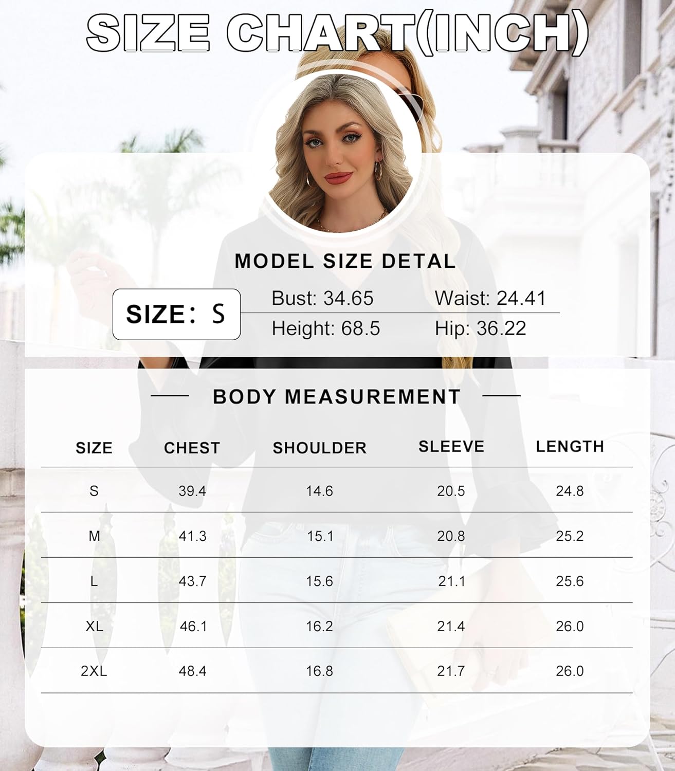 Womens Satin Silk Blouses 3/4 Sleeves Ruffle Shirts Dressy Business Casual Tops V Neck Pleated Elegant Work Office Wear - Image 7