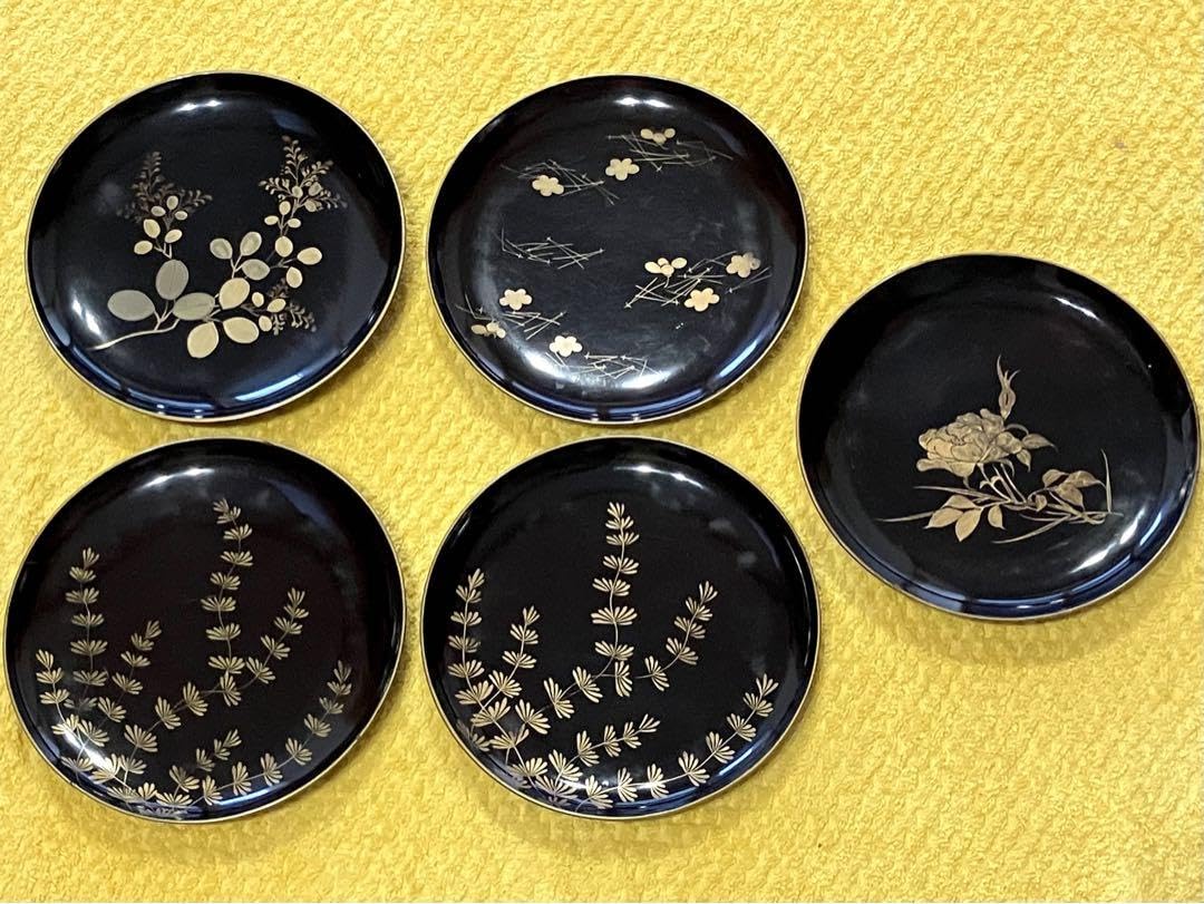 膾皿　江戸後期　骨董　アンティーク 大正時代アンティーク和骨董取り皿 染付き手描き