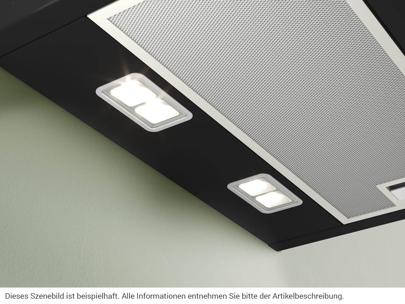 Bosch DWJ67FN60 Série 4 Hotte aspirante intelligente, 60 cm de large, fabriquée en Allemagne, recirculation, moteur silencieux et efficace, contrôlable sur plaque de cuisson, verre transparent, noir