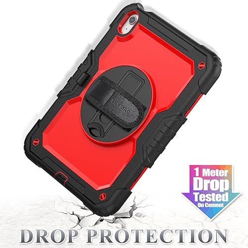 Miniatura 107 de SEYMAC stock Funda para iPad (A16) de 11ª/10ª generación de 11/10.9 pulgadas 2025/2022, funda de protección contra caídas de cuerpo completo