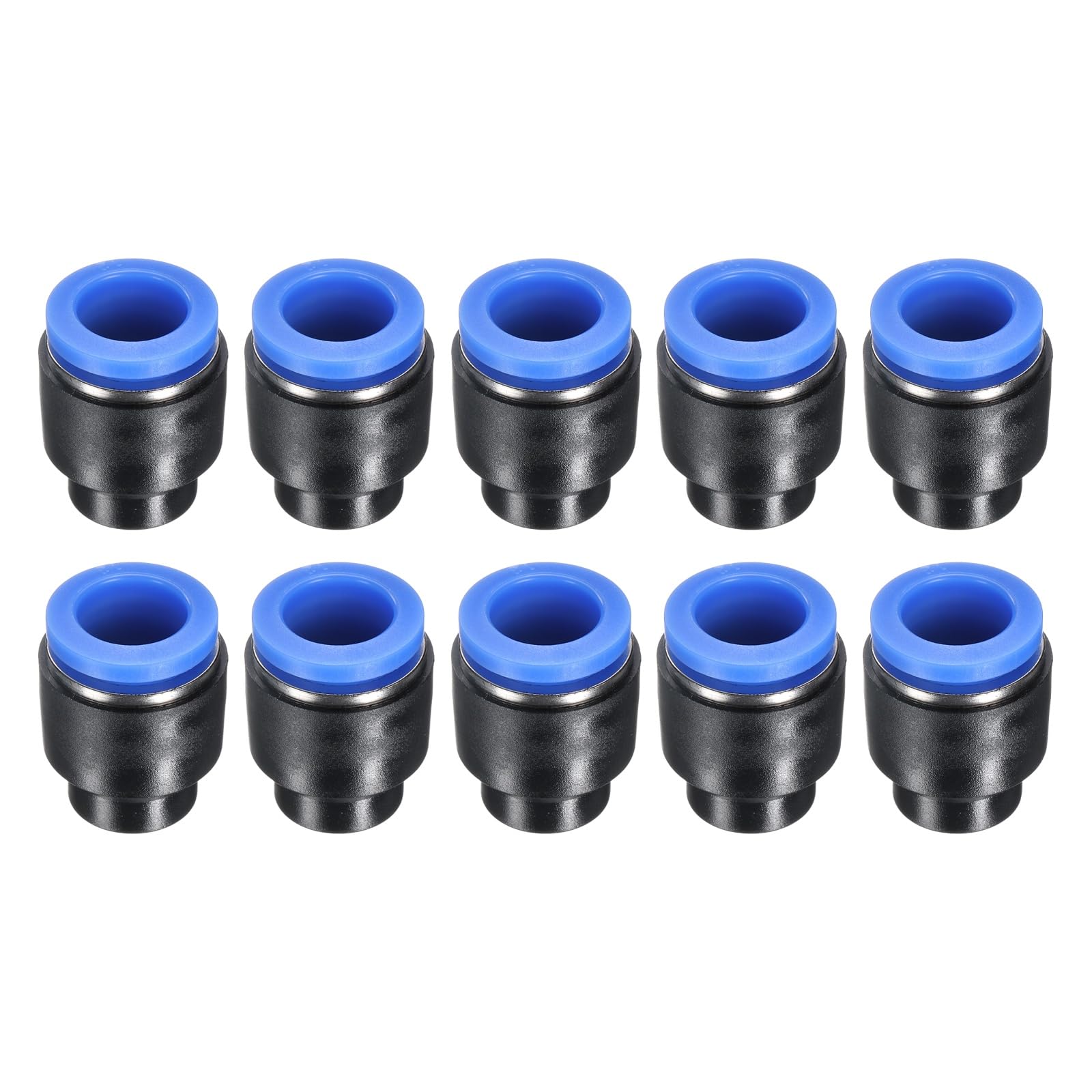 sourcing map Lot de 10 bouchons d'obturation pneumatiques étanches pour systèmes à air comprimé 12 mm