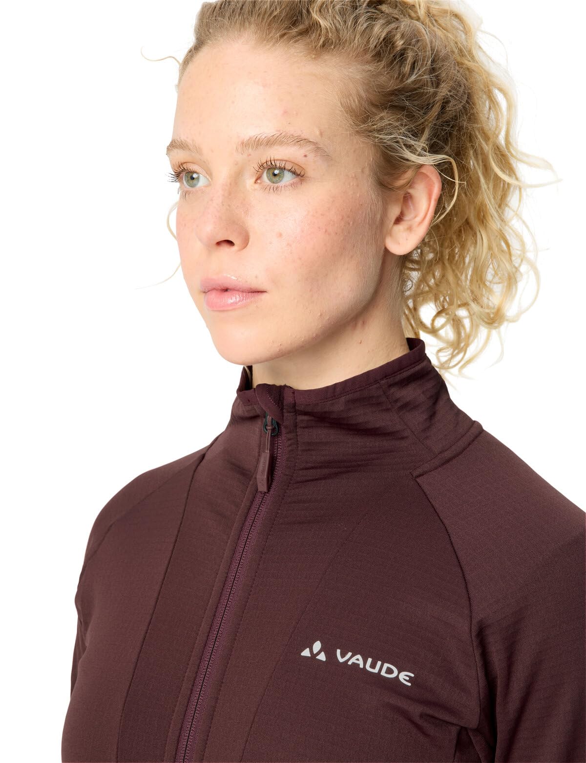 VAUDE Women's Monviso Fleece FZ Jacket II, elastyczna kurtka polarowa dla kobiet, do wszystkich sportów górskich, wykonana z miękkiego, szybkoschnącego materiału
