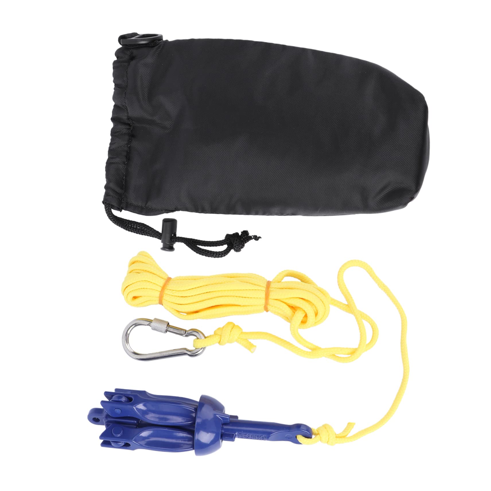 GALPADA Foldable Anchor for Kayaks Canoes 4-Foot Heavy Duty Anchor for Rivers Lakes Oceans