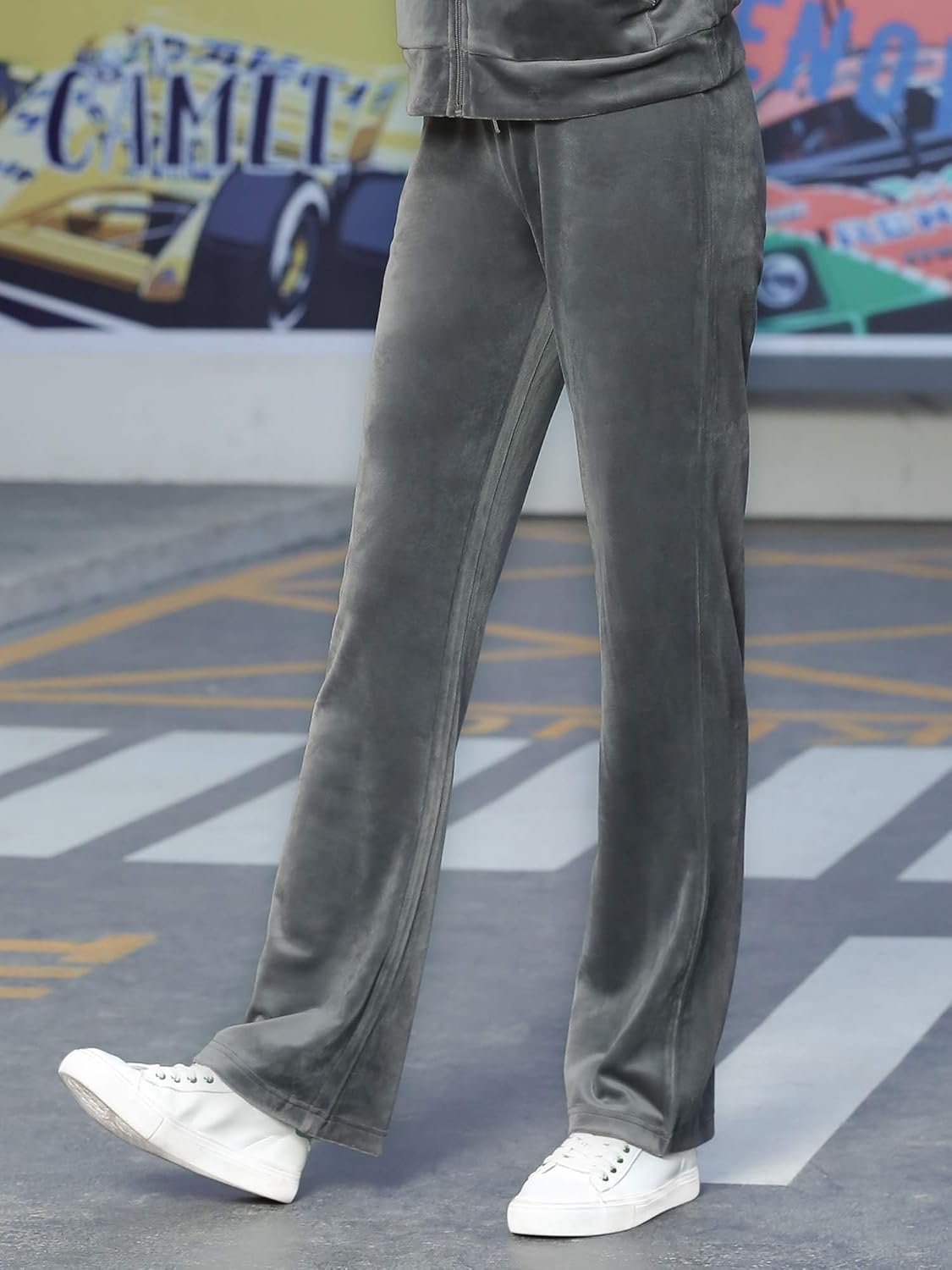 MessBebe Womens Sports Outfits Set 2 Piece Tracksuits for Women Workout Sweatsuits Long Sleeve Hoodie Sweatshirt Pants - Image 5