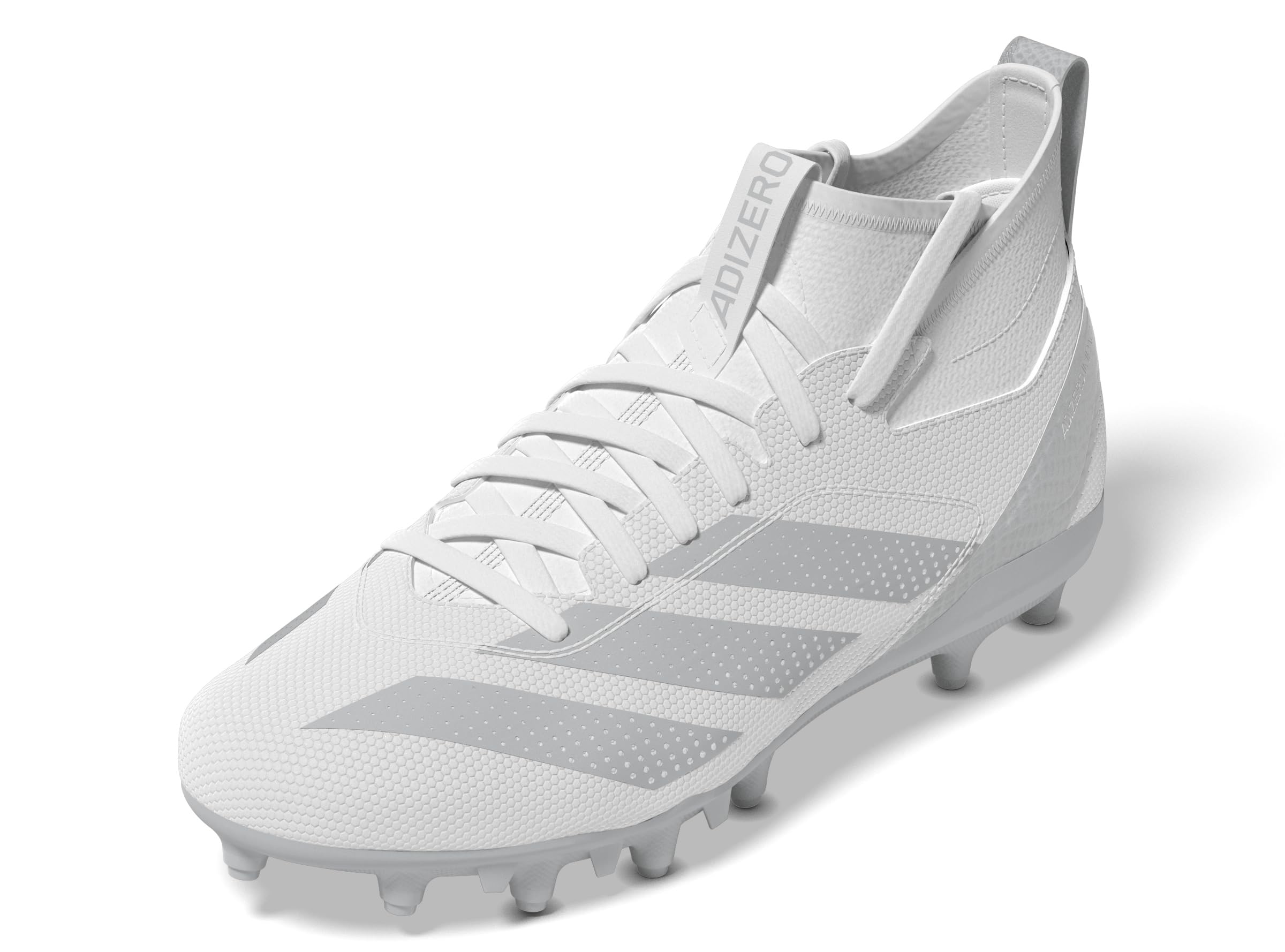 adidas Adizero Impact.2 American Football Sneaker, White/Silver Metallic/White, 6 US Unisex Big Kid