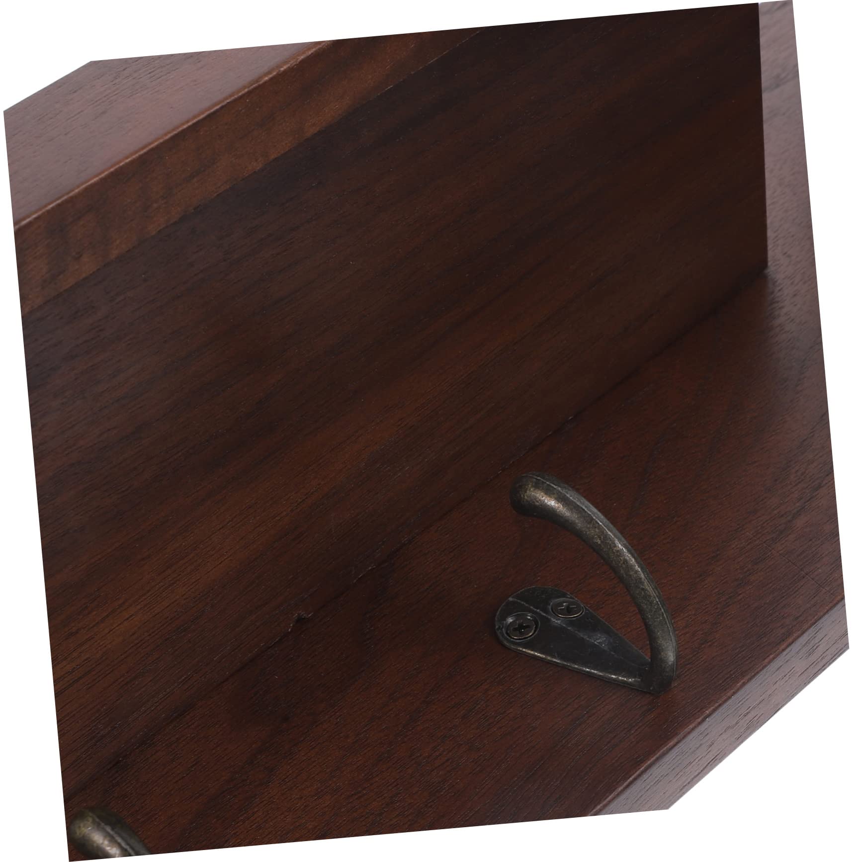 TOYANDONA Supporto per Chitarra da Parete 4 in 1, Gancio in Legno | Chitarra Acustica ed Elettrica, Montaggio Semplice, Stabile, Non Lascia Segni, Finitura Protetta