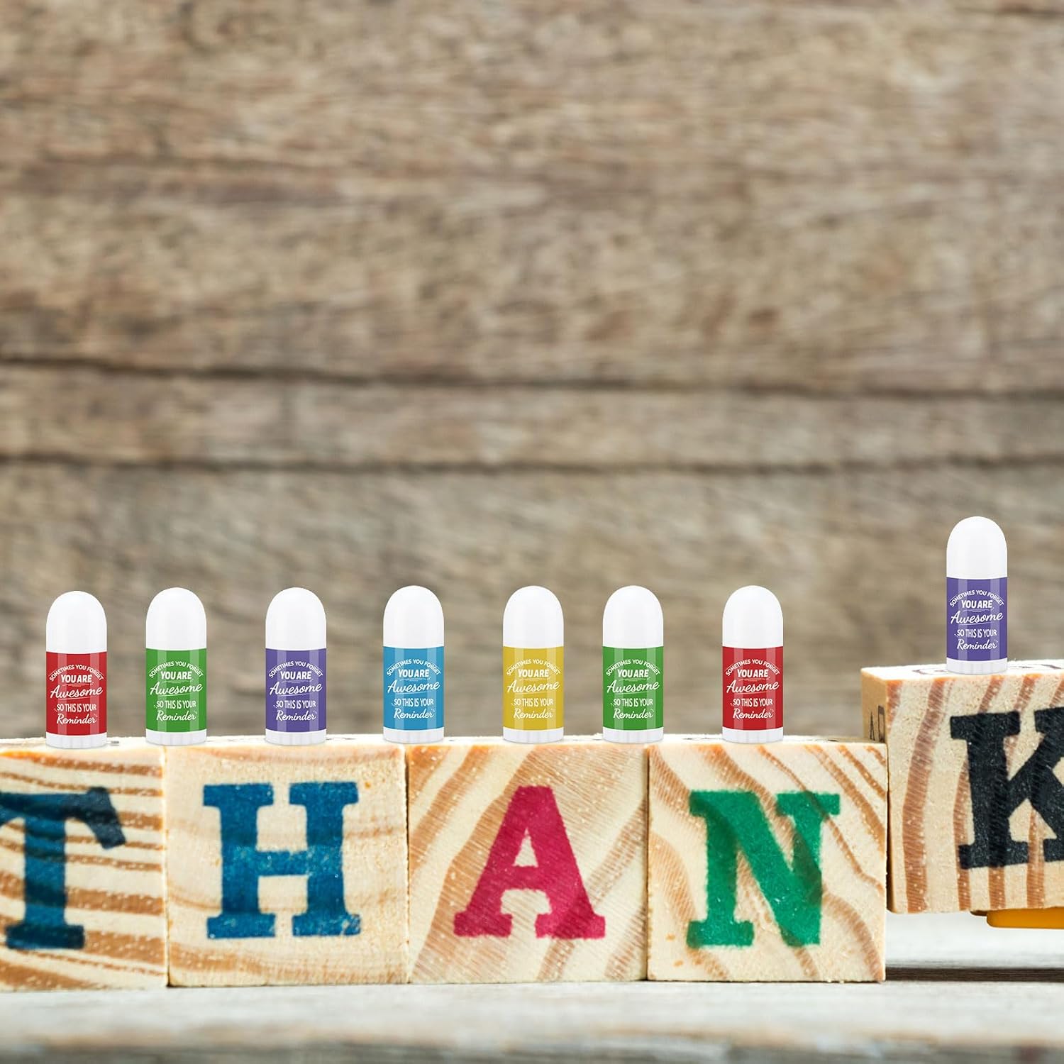 50 Pcs Mini Lip Balms Thank You Gifts Bulk Gifts Lip Balms Natural Ingredients Products Thank You Employee Appreciation for Coworkers Employee Teacher