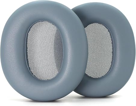 Replacement Ear Pads, Compatible with Edifier W820NB Noise Cancelling Headphones,Premium Protein Leather Cushions, Comfort Upgrade Ear Cups - Set of 2 Light Blue