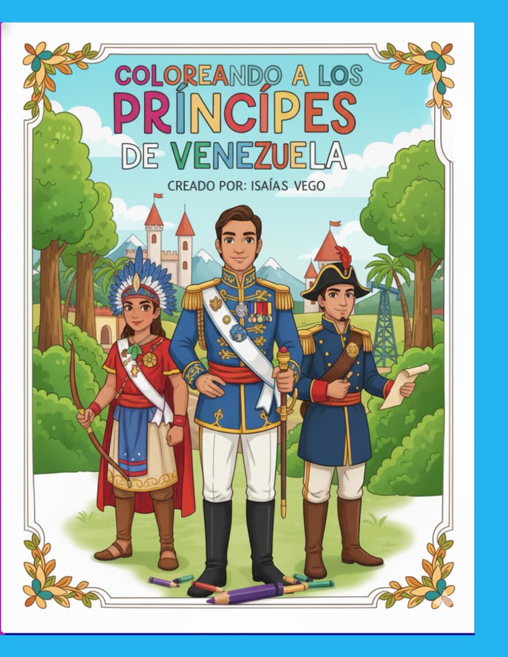 Coloreando a los Príncipes de Venezuela: Descubre los estados de Venezuela coloreando.