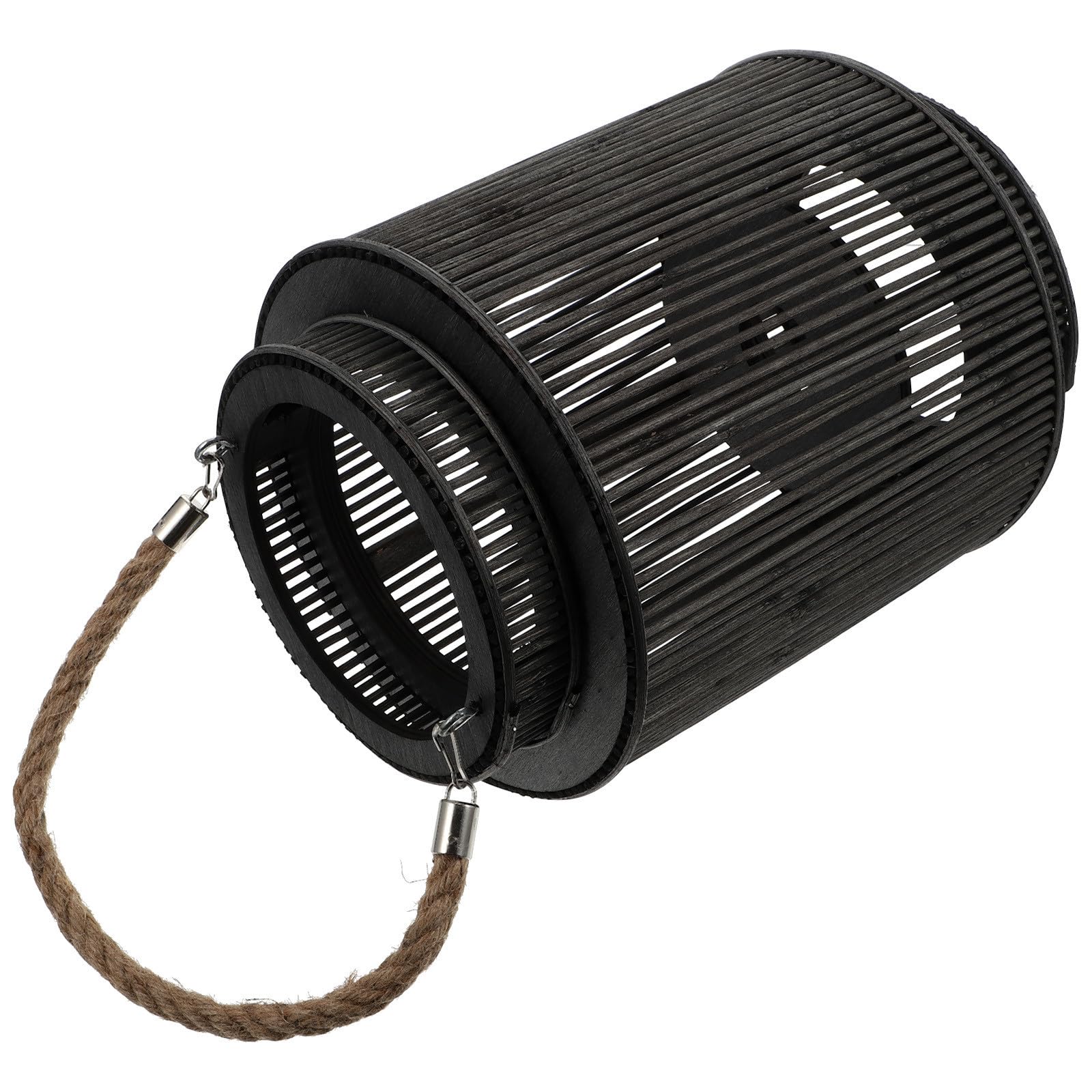 Farol decorativo portátil Alipis con luz cálida y diseño clásico colgante