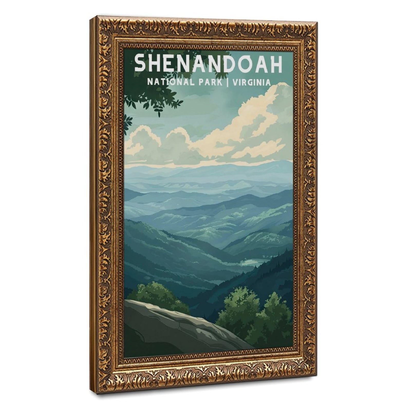 Bareronor Shenandoah Canvas Poster for Dorm Room Decor Gift