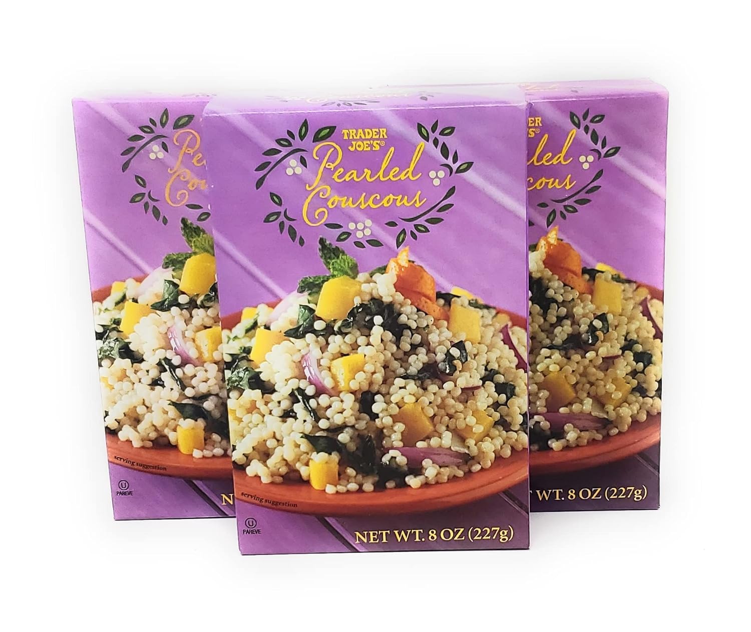 Trader Joe's Pearled Couscous Net Wt. 8 Oz Pack of 3