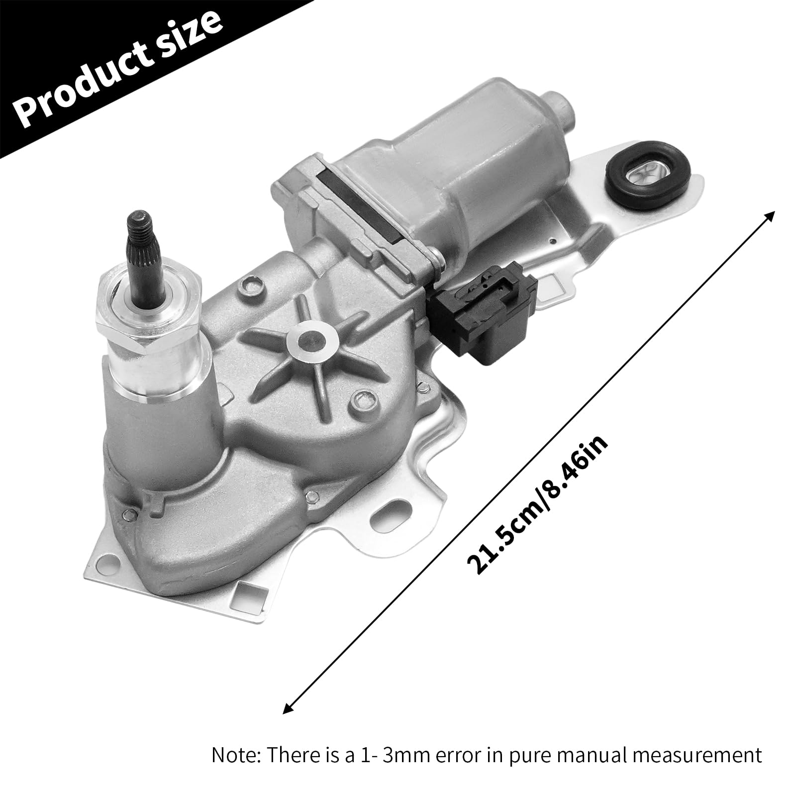 B001099280 Motore tergicristallo posteriore, Ricambio per Citroen C1 2014-2021, Ricambio per Peugeot 108 2014-2021, Ricambio per Toyota Aygo 2014-2021