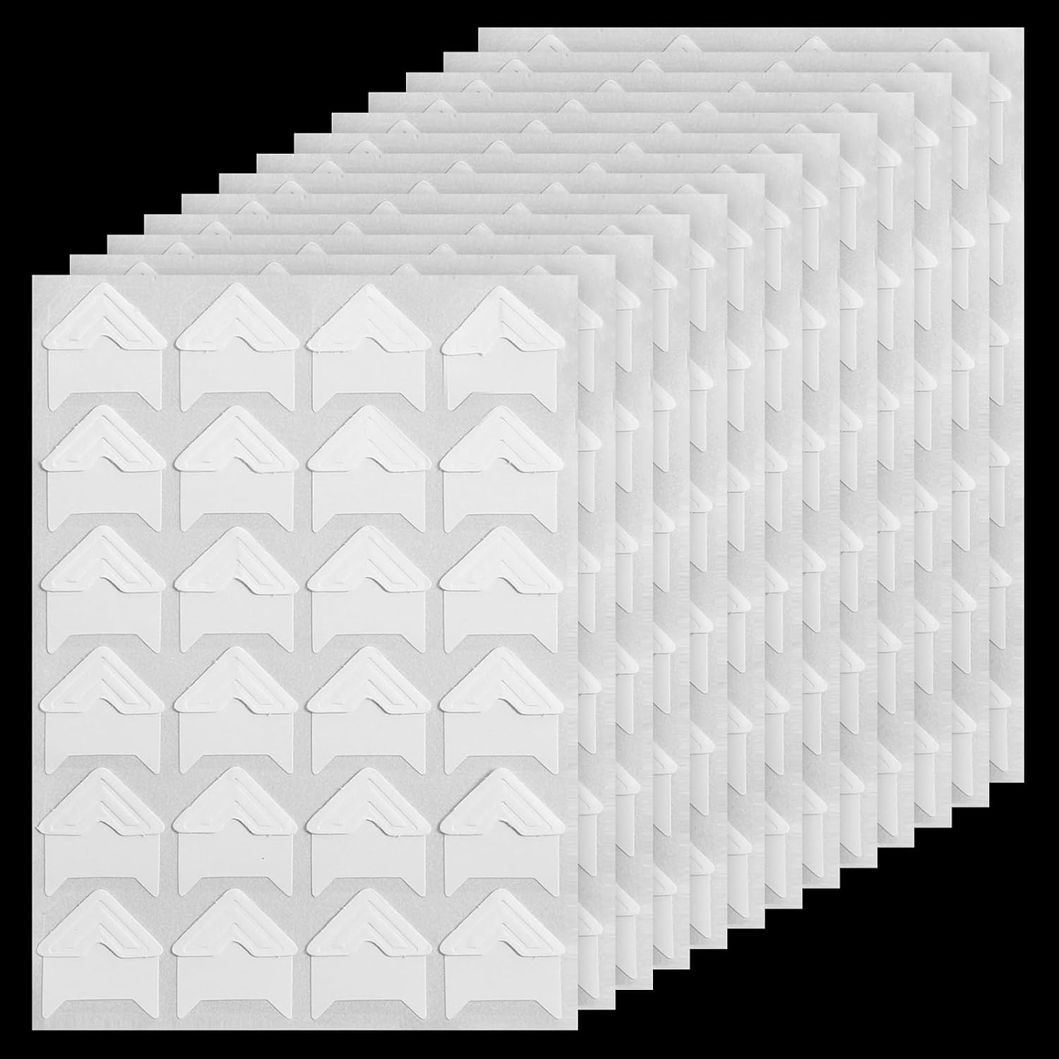 600pcs Photo Corner Stickers, Photo Corners Self Adhesive White, Picture Corners for Scrapbooking Photos Album, Memory Books, Diary