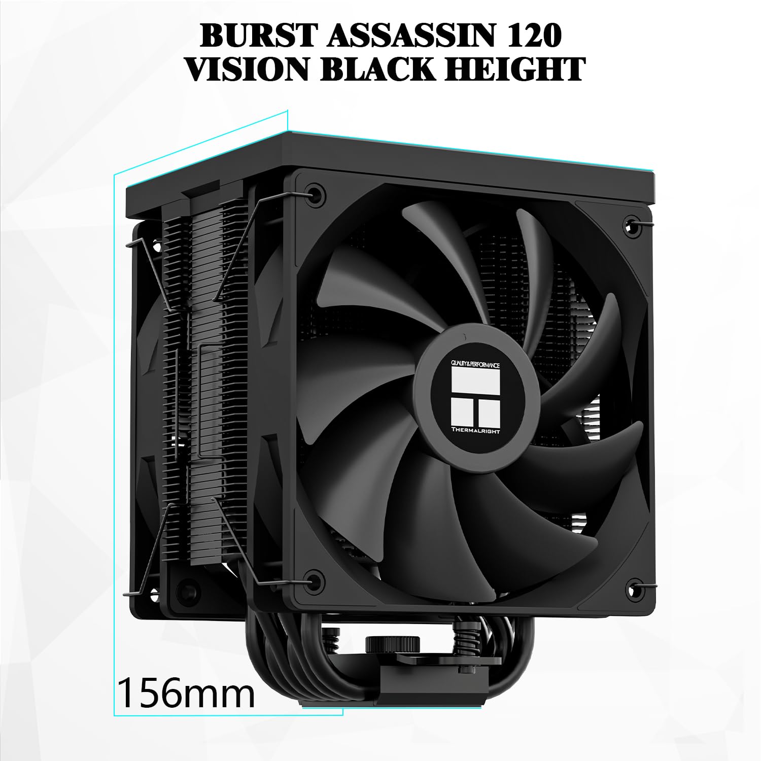 Amazon.com: Thermalright Burst Assassin 120 Vision Black CPU