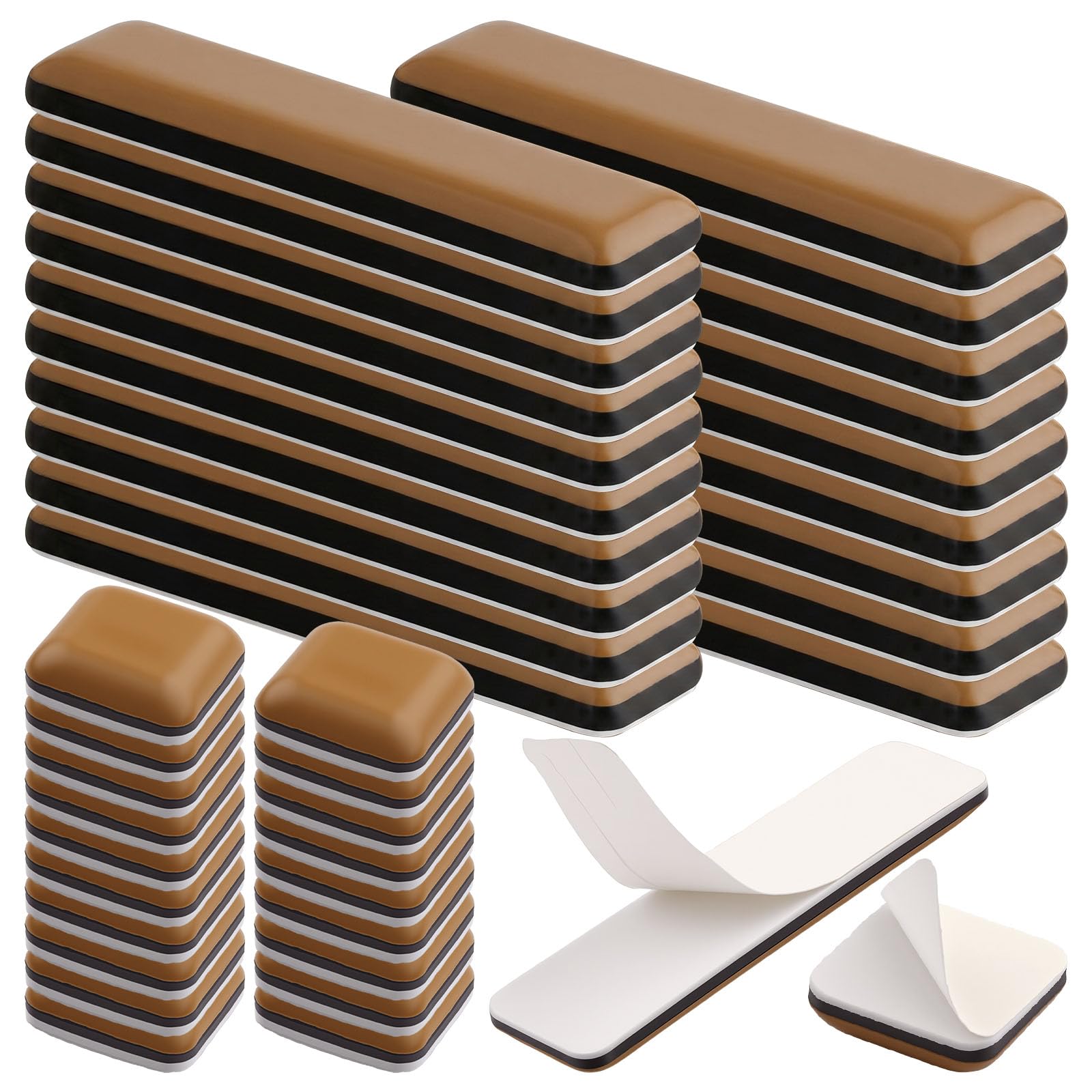 24 Pieces Furniture Sliders,Teflon Furniture Sliders for Carpet