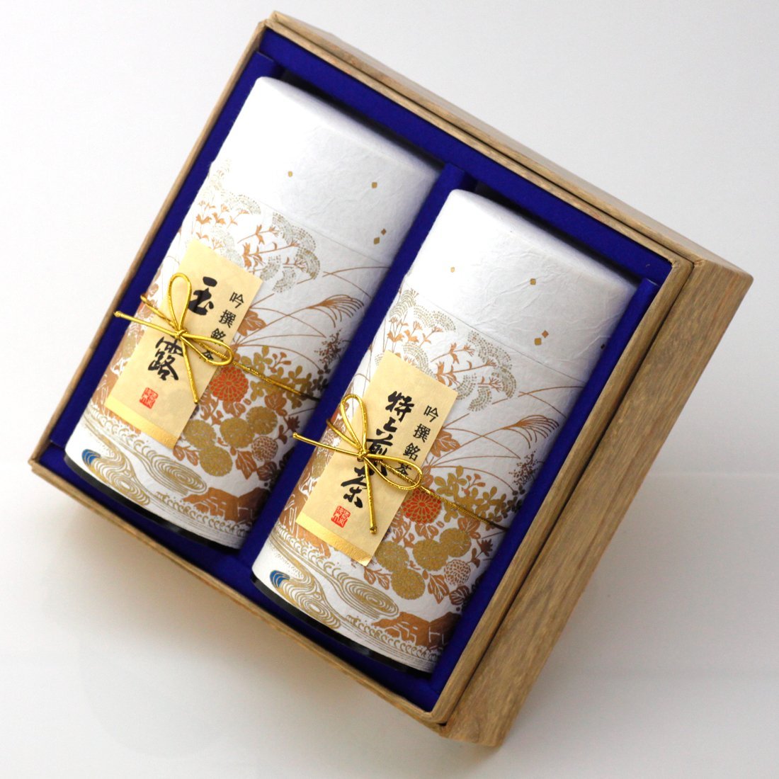 Amazon.co.jp: 京都利休園 お茶 玉露・特上煎茶詰合せ 玉露120g