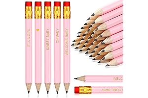 Crtiin Baby Shower Pencils - Perfect for Games and Memories