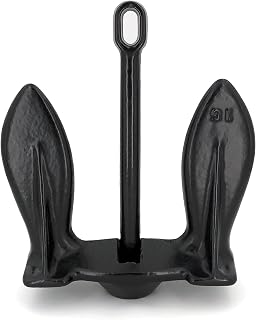 Greenfield productos 920B Marino con revestimiento en color negro azul marino Anchor – 20 libra capacidad