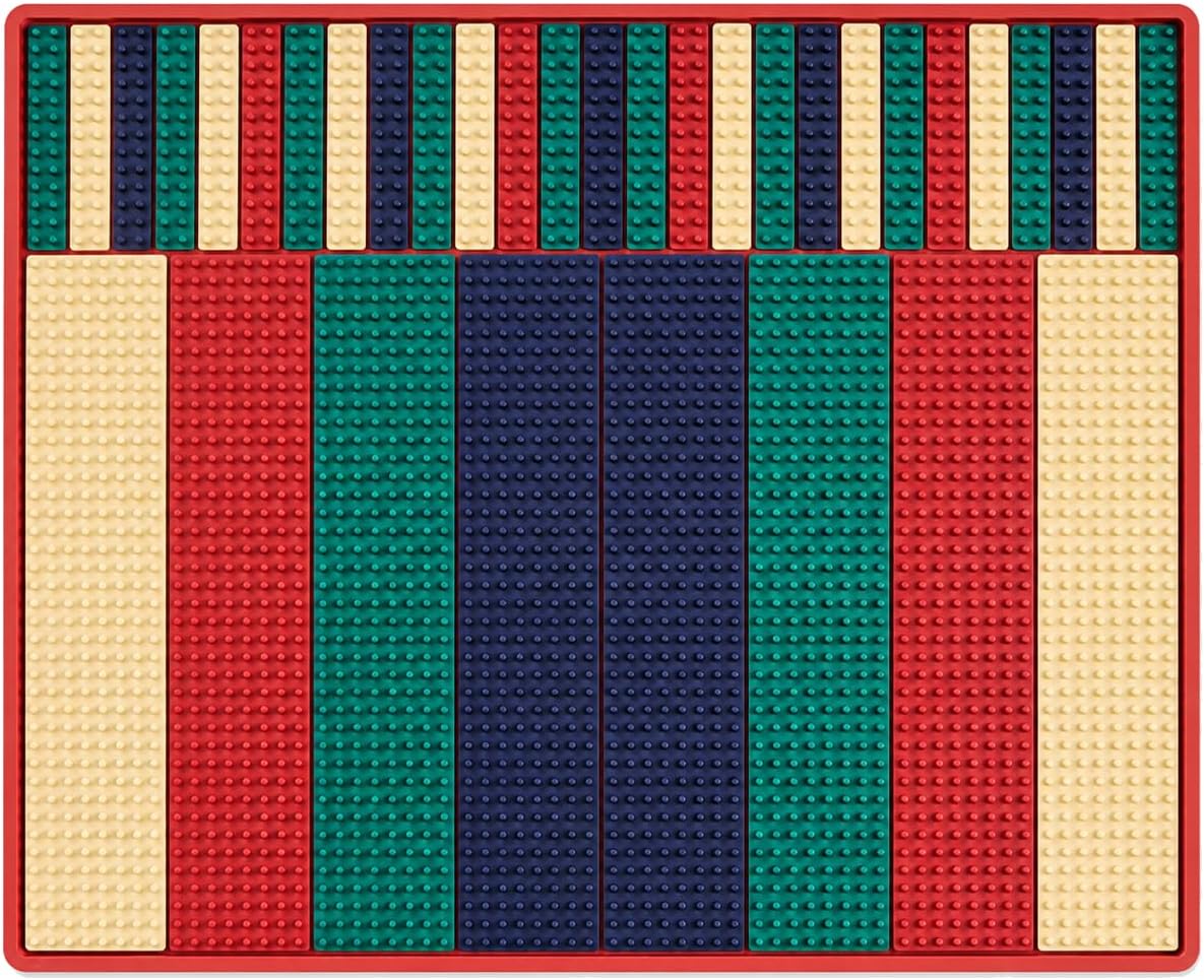PVC Dish Drying Mat for Kitchen Counter, 20 x 16 in, Retro Festive