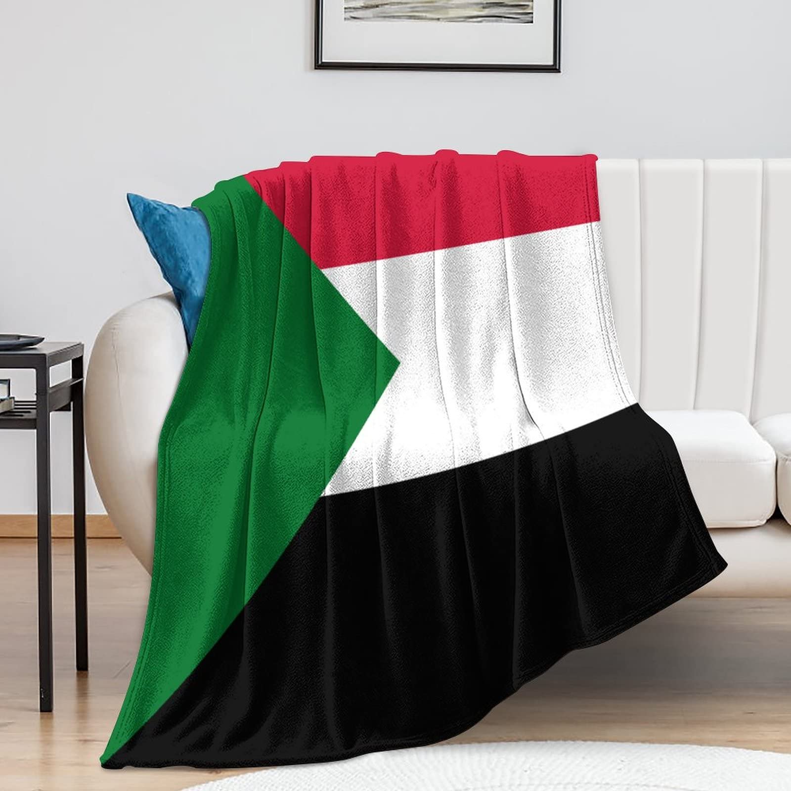 Couverture polaire Soudan douce pour soirées cocooning sur canapé