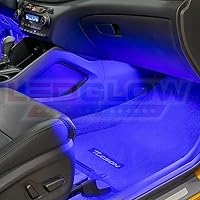 Vista 5 de LEDglow, Kit de 4 Piezas de Iluminación LED para Debajo del Tablero, Color Único Azul