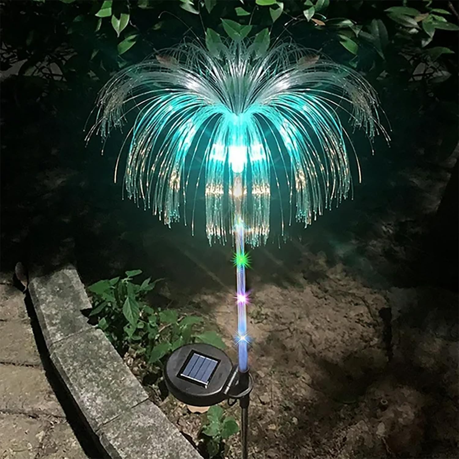 KOSHIYA Jellyfish Solar Garden Light Automatic Multicolor Changing Decorative Flowers Pot Lamp Diwali & Festival Decoration for Balcony Lawn Outdoor Indoor Backyards Pathways Multicolor Pack of 1 (B0DH3F3B5G) Amazon Price History, Amazon Price Tracker
