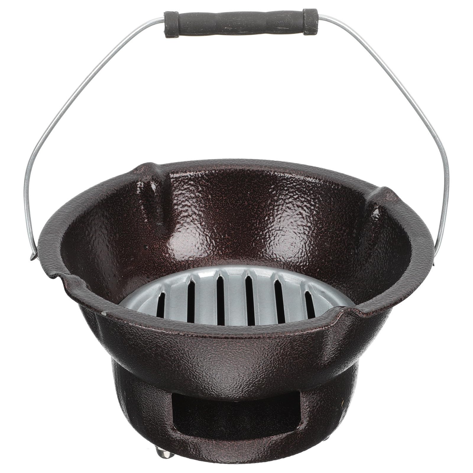 Poêle à charbon multifonctionnelle iplusmile pour barbecue et camping en montagne
