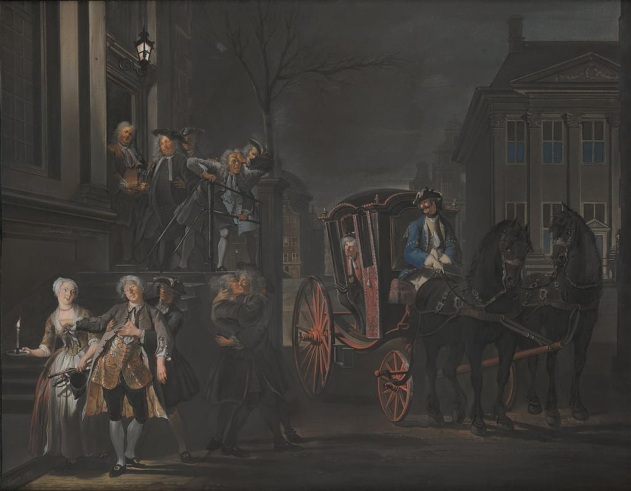 POSTERIIk Famous Print Pop Art Wall Art Graffiti They Are Able Because They Could Fall by Cornelis Troost Art Prints for Home Decor 60x90cm