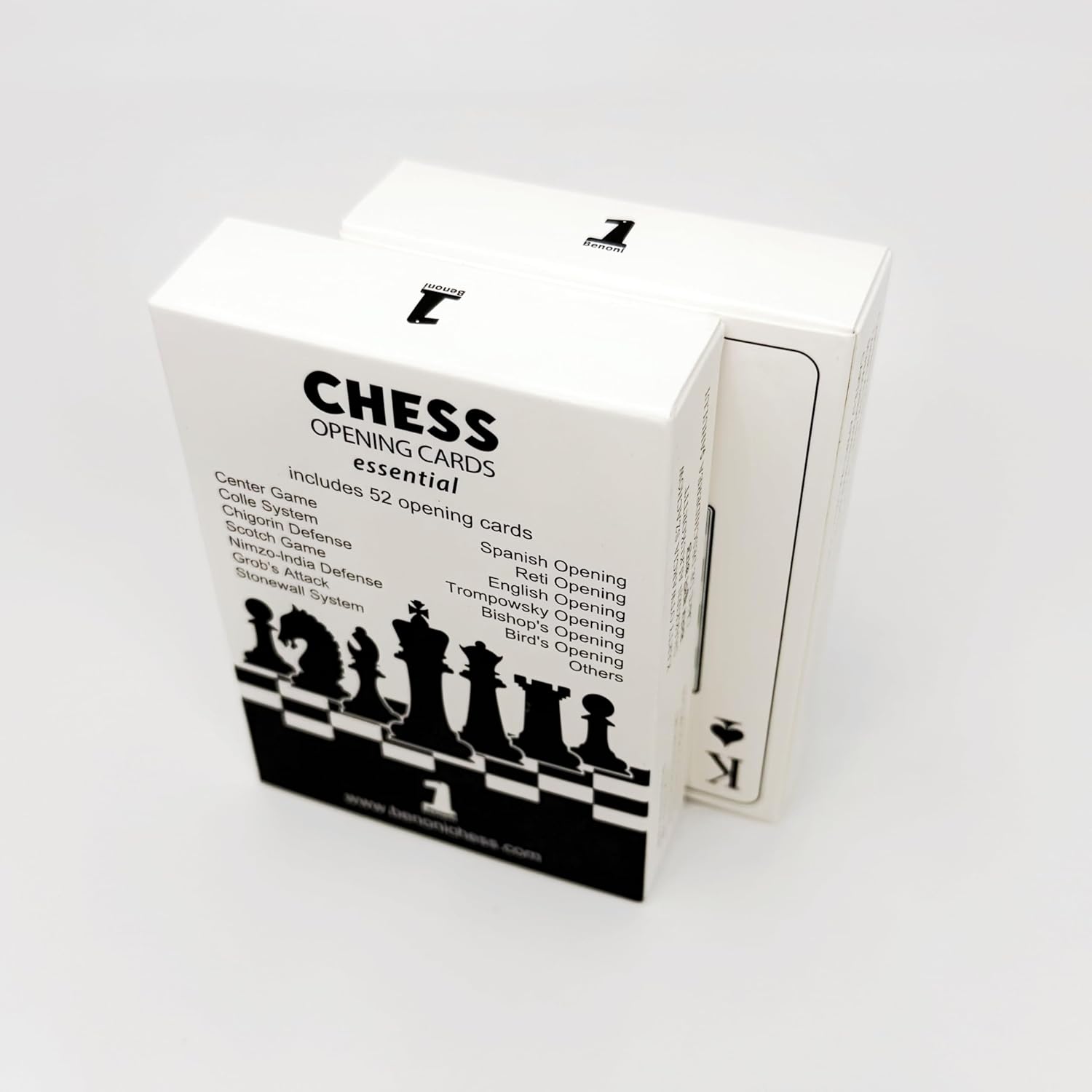 Chess Opening Strategy Cards (Essential): 52 Playing Cards with Classic Tactics for Training and Coaching, Fun and Educational, for Students, Beginners and Coaches