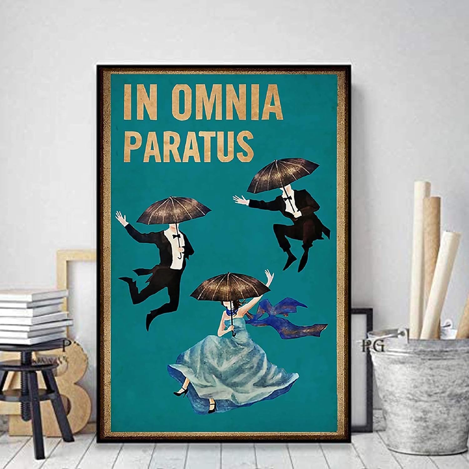 Buy Umbrella Canvas Murals Lifestyle In Omnia Paratus Inspired By Gilmore Girls Family Friend Gift Unisex Awesome Poster Paintings Decorative Wall Pictures Home Decoration No Frame 8x12inch Online At Lowest Price In Nepal