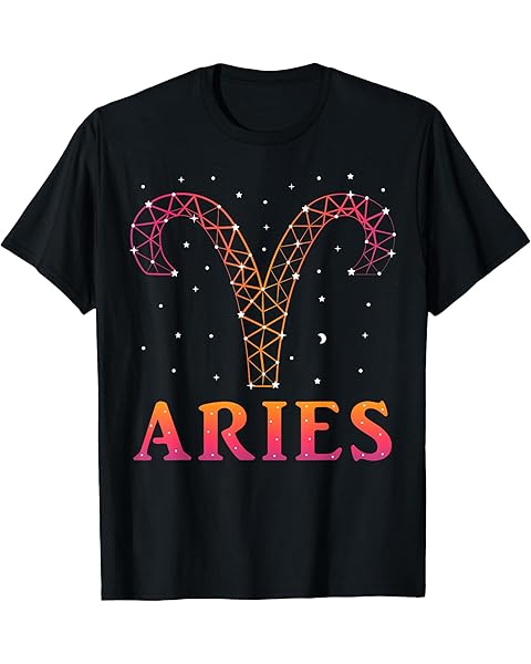 Aries Zodiac Sign Men Women Kids Aries March April Birthday T-Shirt