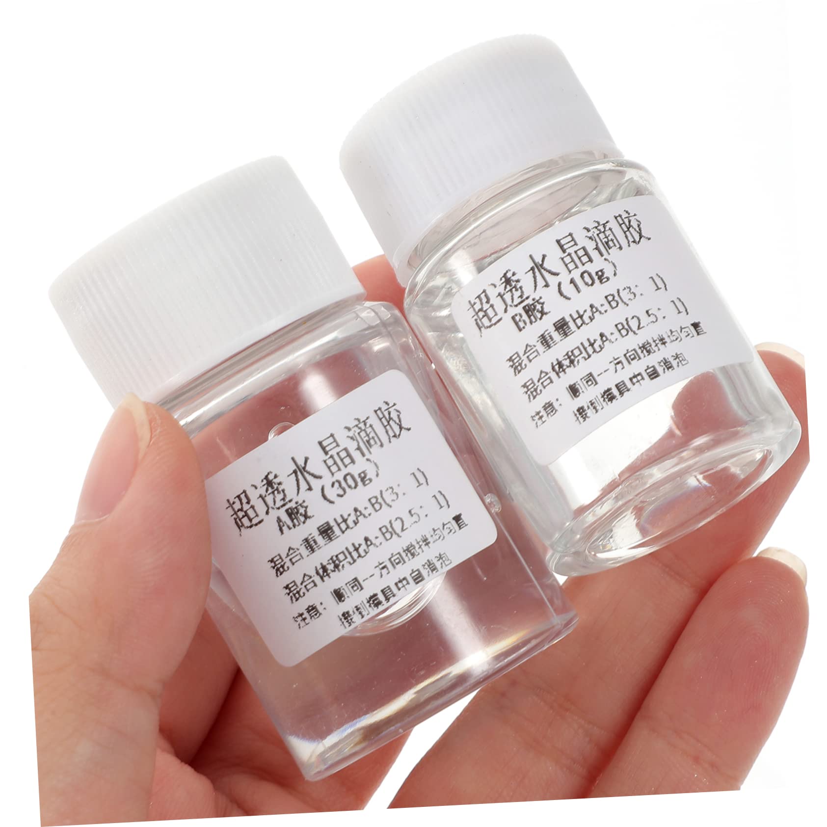 SOLUSTRE 6sets Colla Epossidica Trasparente Per Creazioni Di Gioielli Resina Epossidica Ab Per Fai Da Te e Decorazioni Alta Adesione e Facile Utilizzo