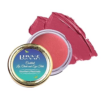 LUNNA | Pink Lip Tint, Cheek & Eye Tint | Creamy, Long-lasting, Hydrating | Vegan-friendly | 8g