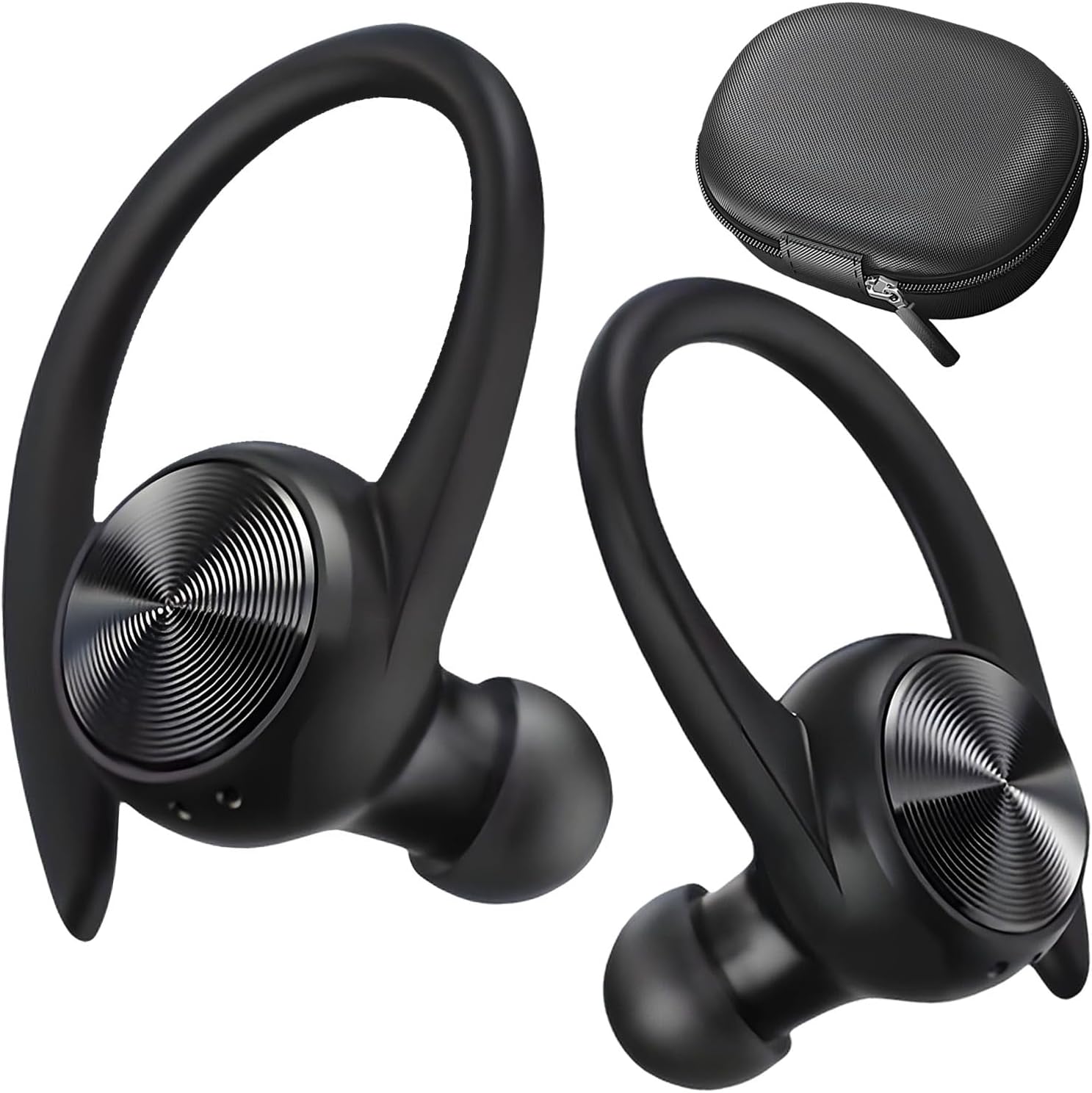 Wireless Earbuds, 60H Playback Earphones Earbuds Charging Case Digital Display Wireless Bluetooth Ear Buds with Ear Hooks for Sports/Workout in-Ear Headphones for TV/Phone/Laptop/ipad Wireless Earbuds, 60H Playback Earphones Earbuds Charging Case Digital Display Wireless Bluetooth Ear Buds with Ear Hooks for Sports/Workout in-Ear Headphones for TV/Phone/Laptop/ipad