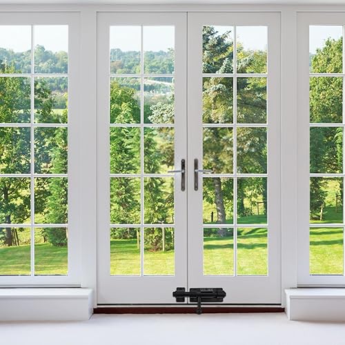 Miniatura 6 de Pestillo de puerta de perno deslizante, paquete de 2 cerrojos de acero inoxidable 304 de 4 pulgadas con orificio de candado de 0.315 pulgadas, perno