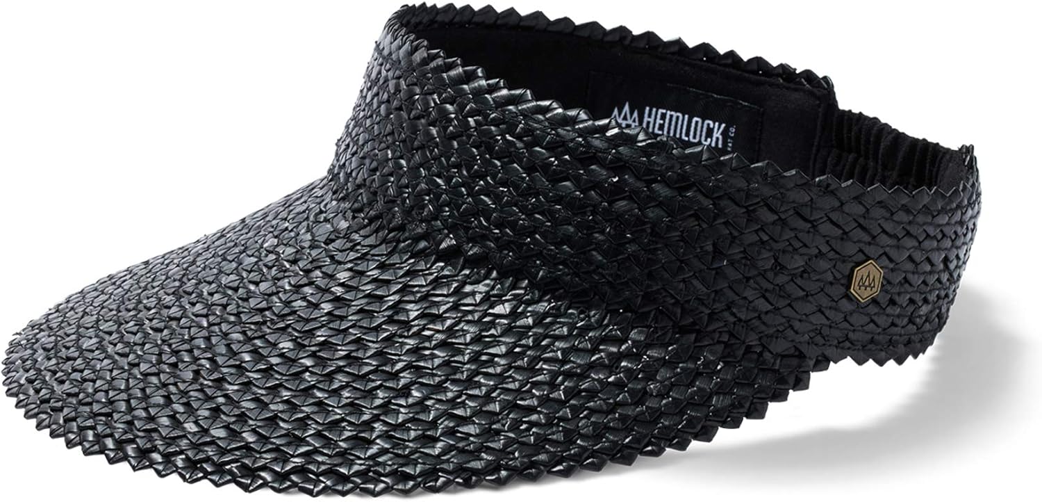 Hemlock Hat Co. Capri Visor (Blonde) at  Women’s Clothing store