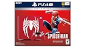 PlayStation 4 Pro 1TB Limited Edition Console - Marvels Spider-Man Bundle [Discontinued] (Renewed)