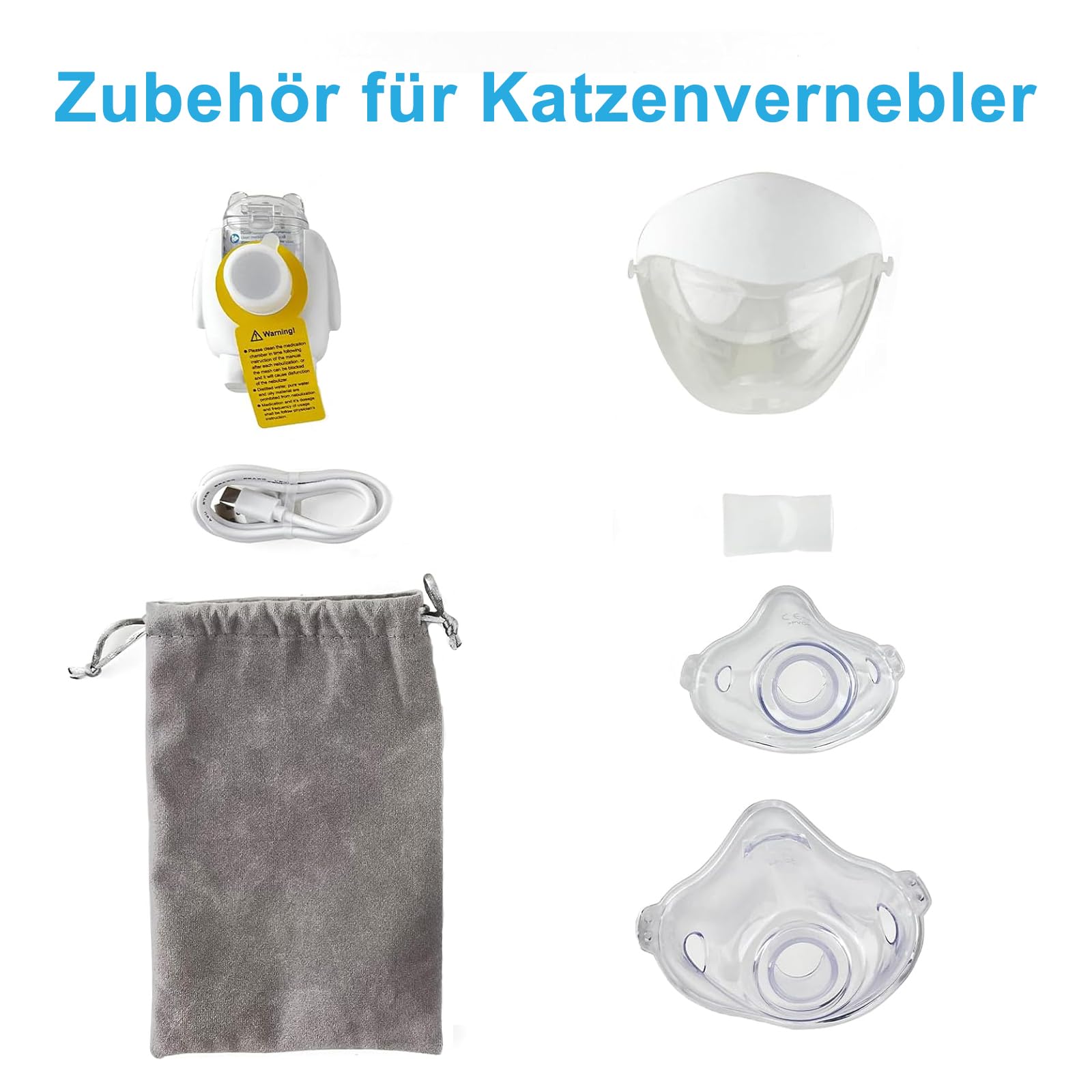 Katzenvernebler und Inhalationsmaske für Katzen, Welpen und kleine Hunde S