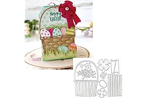 Happy Easter Egg Bow Frame Metal Dies Cuts