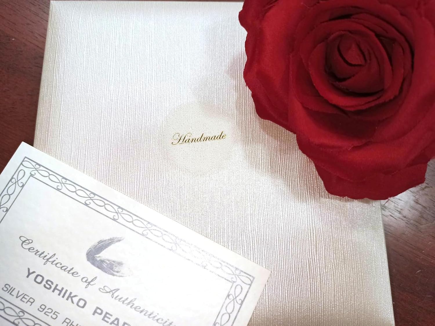 Pierre Lorren 9mm White Real Cultured Pearl Necklaces Freshwater NATURAL Pearl Jewelry Set 18" AAAA grade Cultured Pearl Necklace women 18k White GOLD Silver Akoya Baroque Pearl Earrings gift for her - Image 9