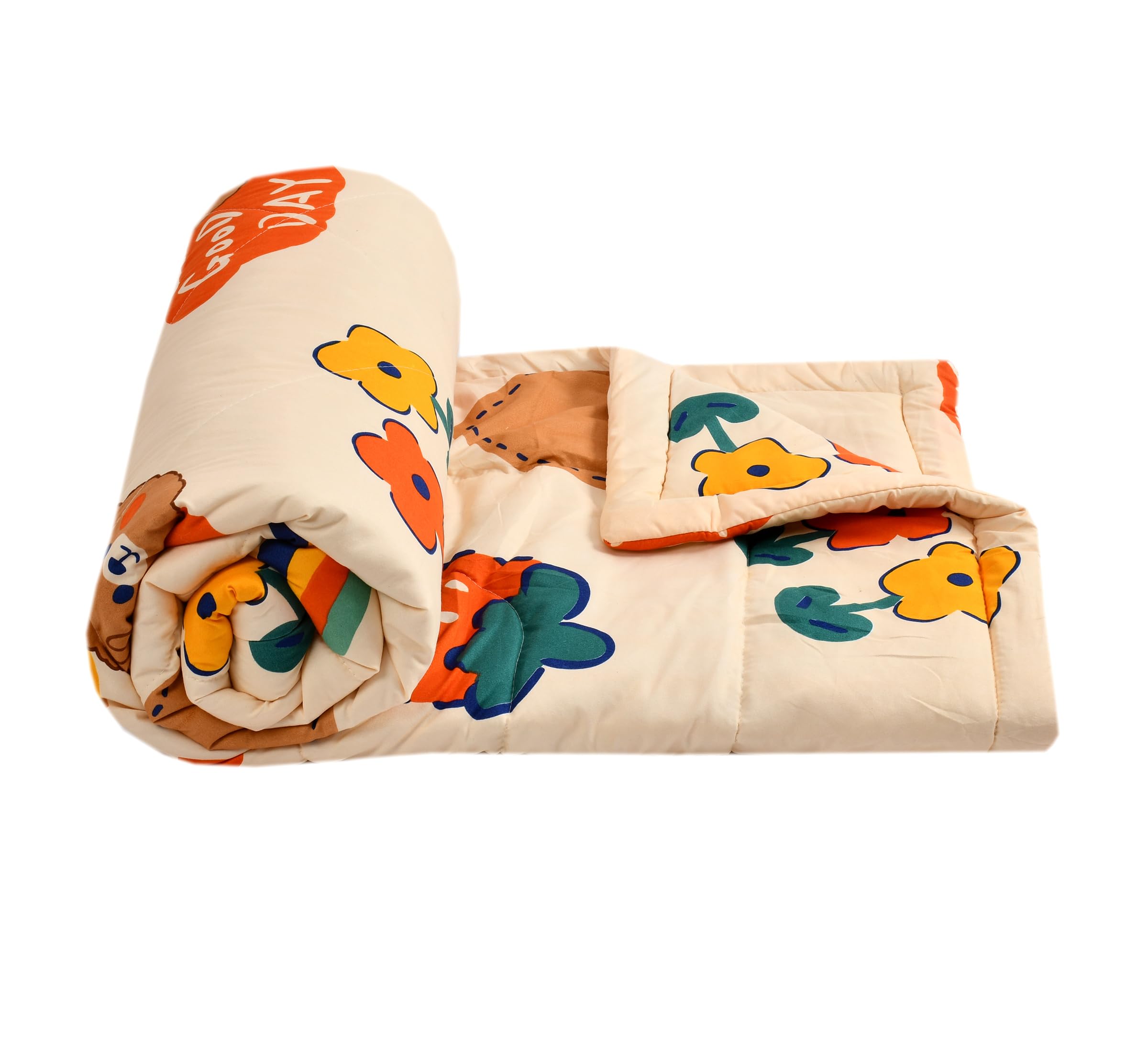 FRESH FROM LOOM Microfiber Summer Collection Single Bed Cartoon Printed Blankets for Kids | Dohar for Kid Boys & Girls | Soft Children Comforter | Summer Blankets (60 x 90 in) | TC - 144, Multicolor