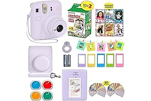 Fujifilm Instax Mini 12 Camera Bundle in Purple