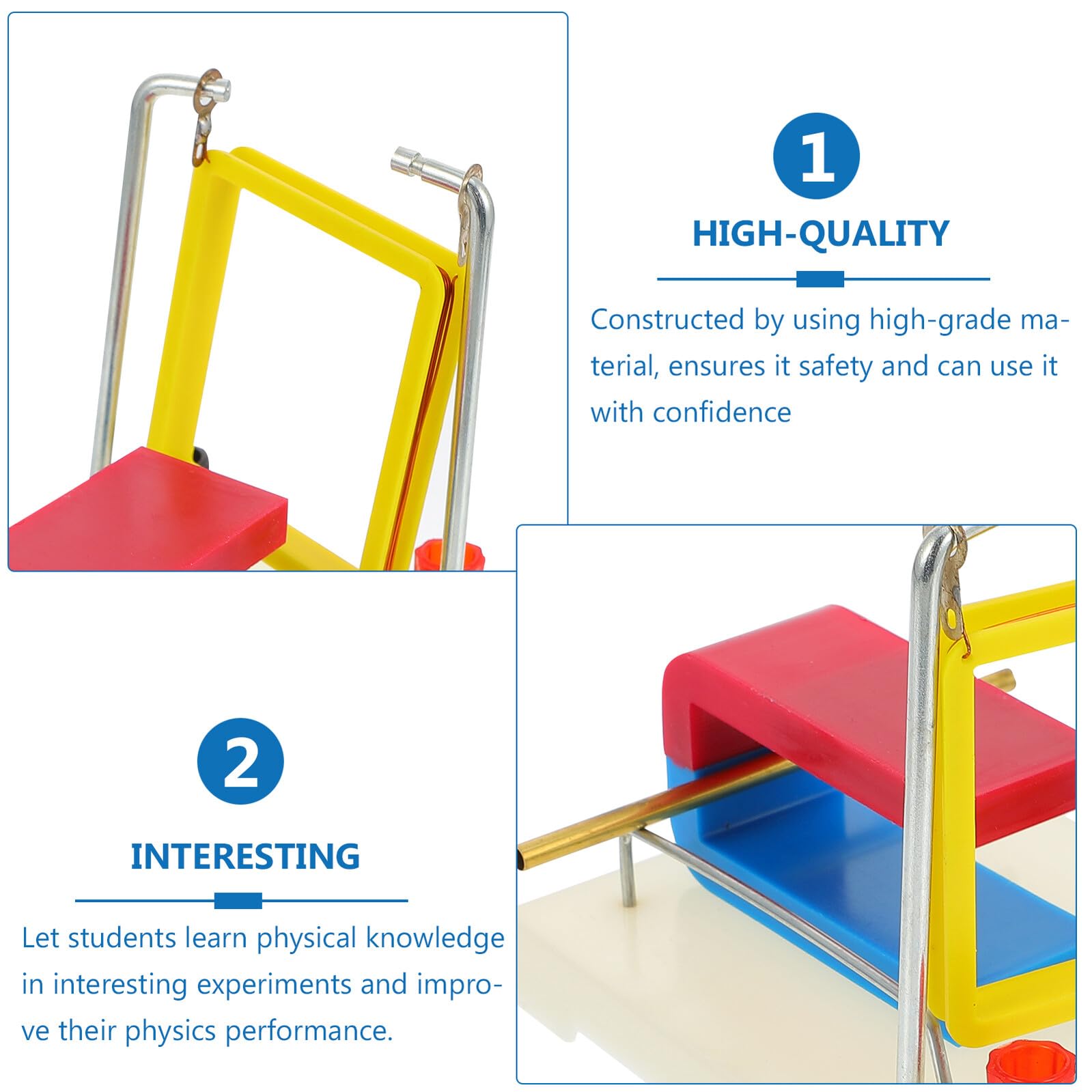 Cabilock Kit Didattico Scolastico per Esperimenti di Laboratorio, Apparecchio Sperimentale Campo Magnetico, Strumento di Fisica Portatile per Insegnamento Elettromagnetismo