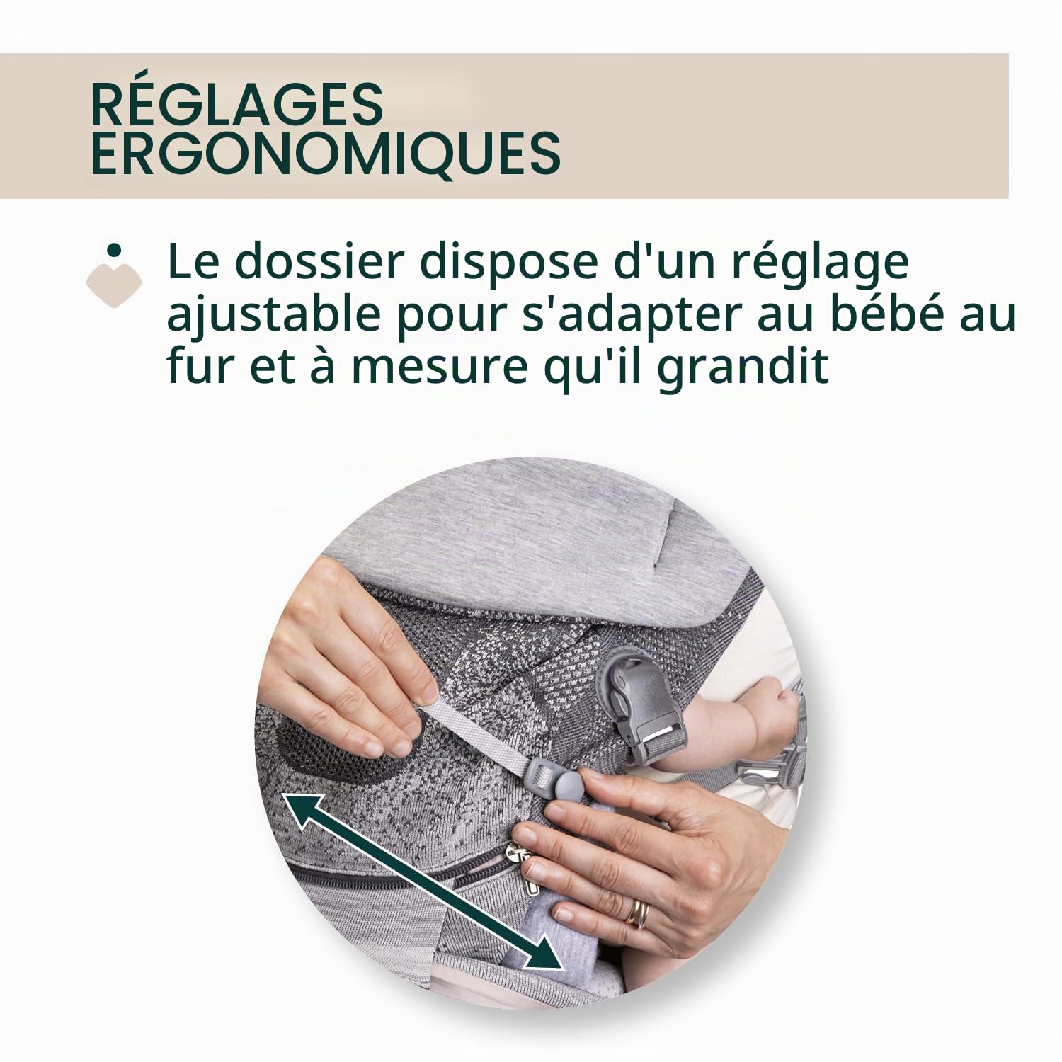 Chicco Airy Hip Fit Porte-bébé Ergonomique 3-en-1, Tissu Respirant, Support de Base Amovible pour Répartition du Poids,Positions Multiples : Face à la Maman, Face à l’Extérieur et Sac à Dos,0-15 kg