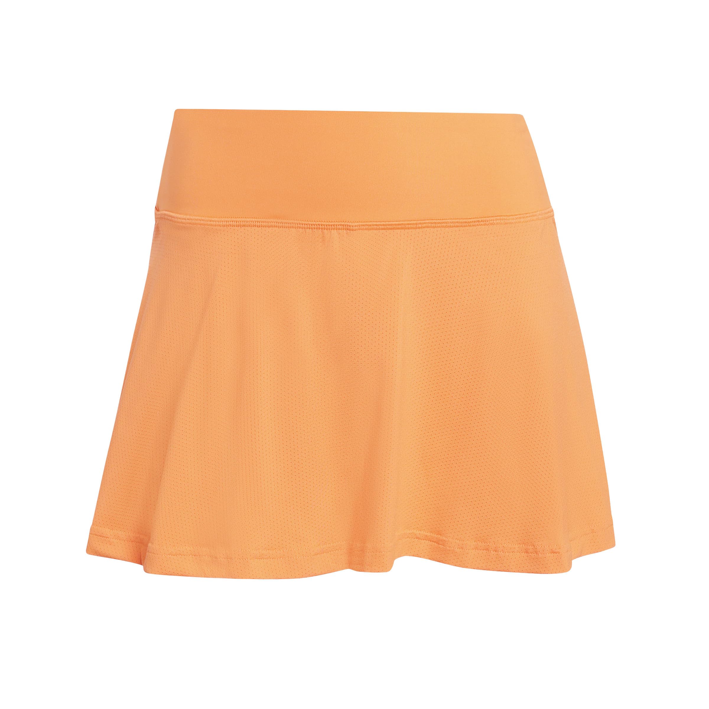 adidas Women's Club Tennis Climacool Skirt, Pure Orange, M