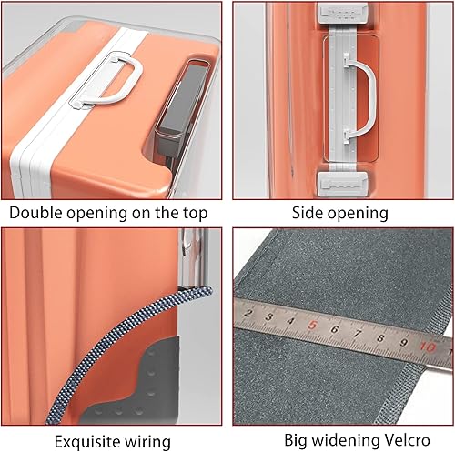 Miniatura 6 de Esholife Funda protectora de PVC transparente para maleta aprobada por la TSA