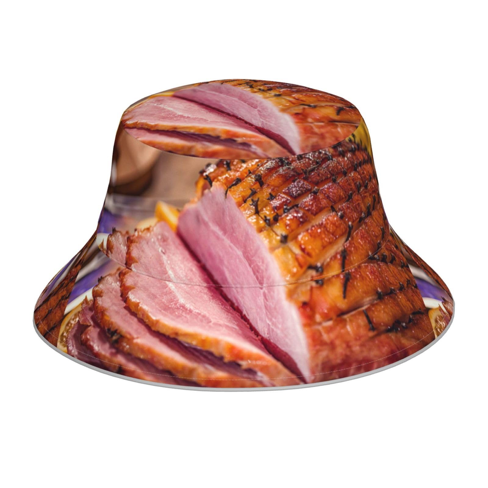 Poadnly Unisex As Picture Ham, Adult Bucket Hat Sun Hat Night Reflective Running Cap Fisherman Hats
