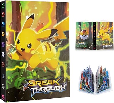 Card Binder, 4 Pocket Trading Card Holder Album Holds 240 Cards, Collection Binder